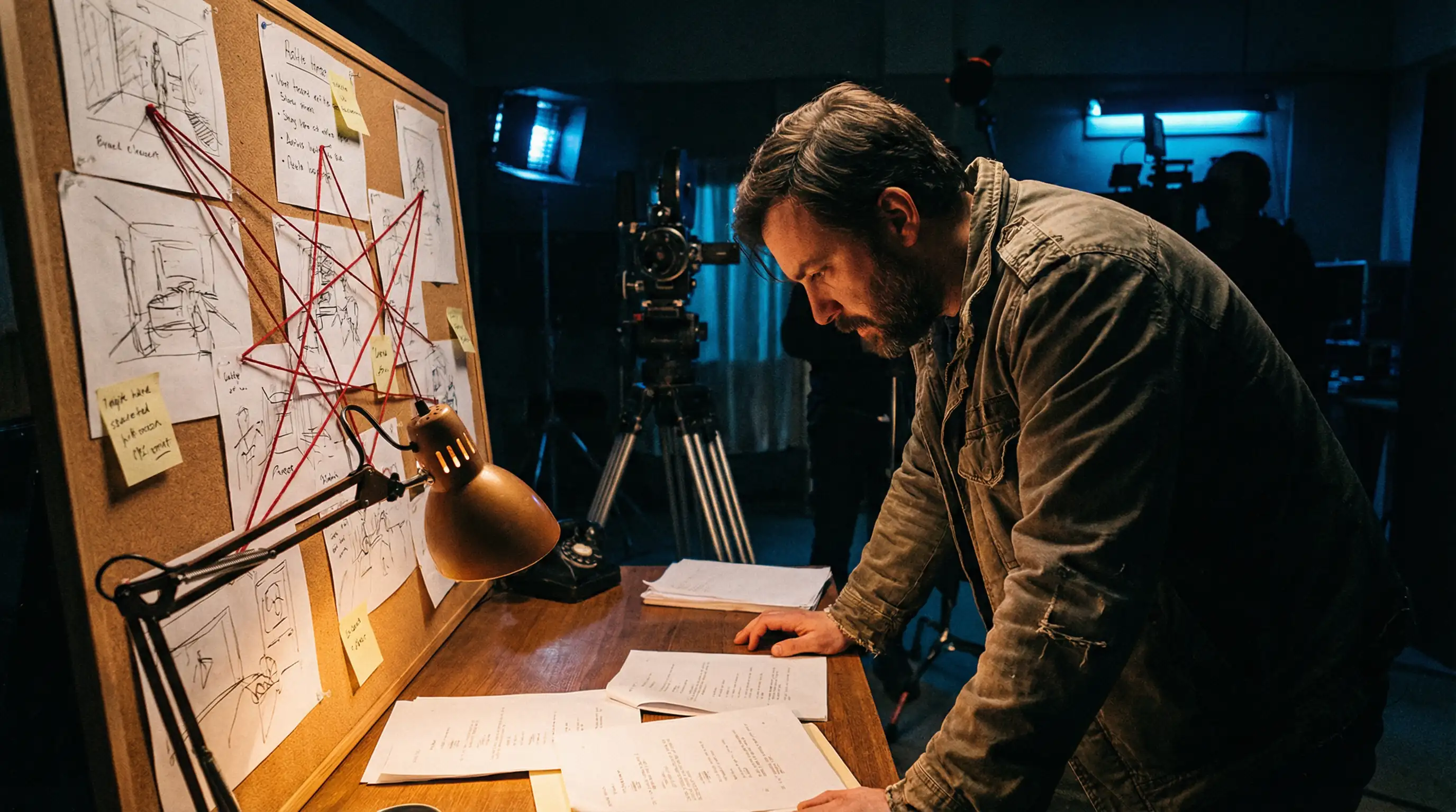 萝莉岛 导演审阅分镜脚本的幕后花絮